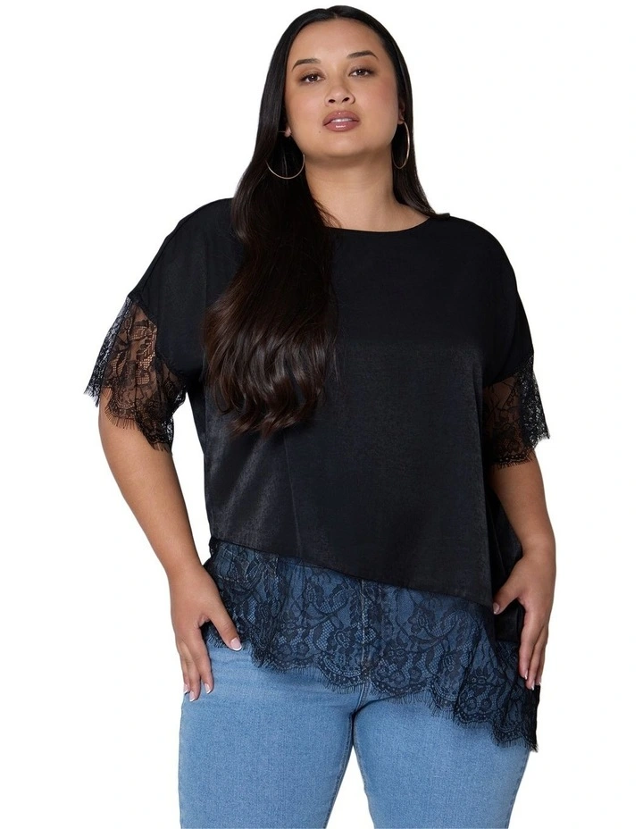 Undone Satin Tee image 5