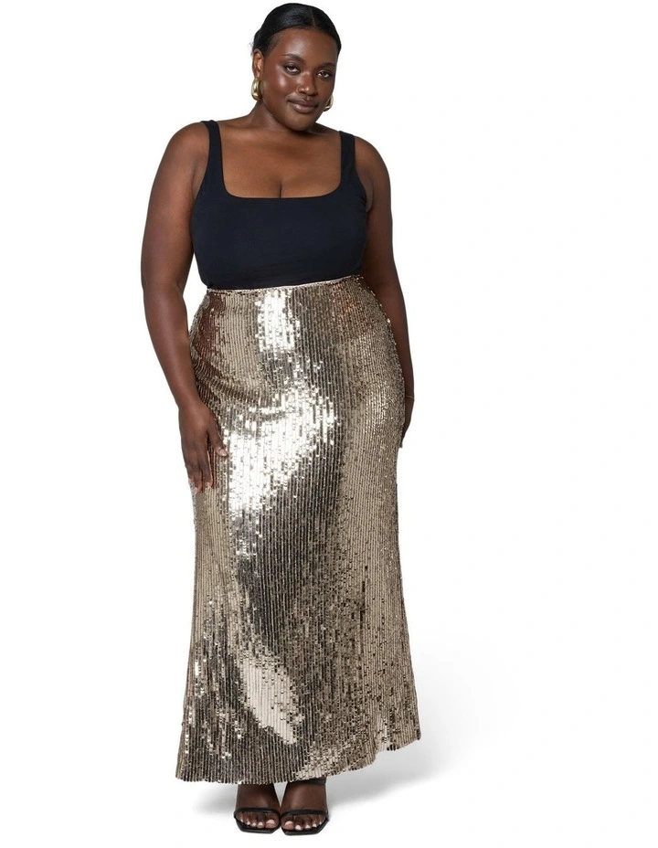 Haze Sequin Maxi Skirt image 1