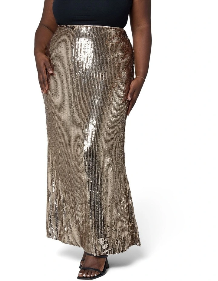 Haze Sequin Maxi Skirt image 5