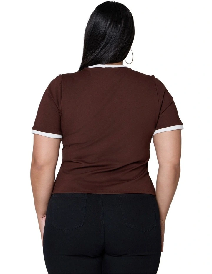 Luxe Contrast Tee image 2