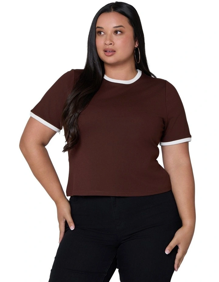 Luxe Contrast Tee image 4