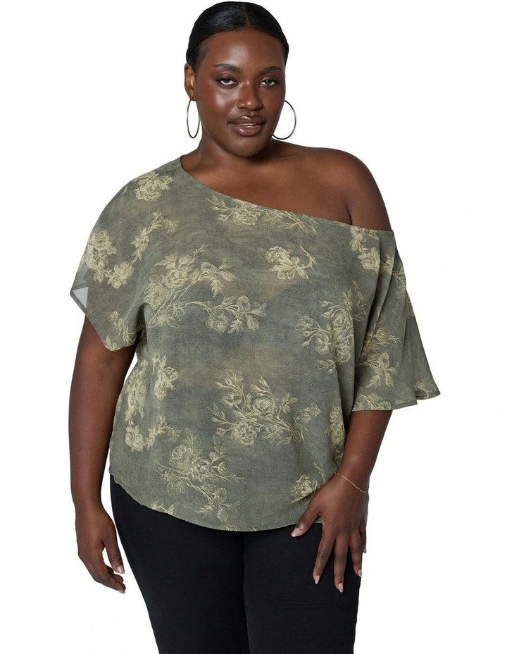Echo Floral Sheer Top image 4