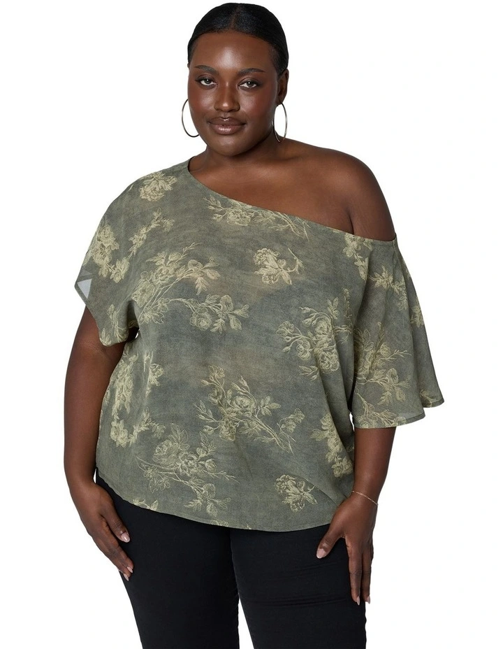 Echo Floral Sheer Top image 5