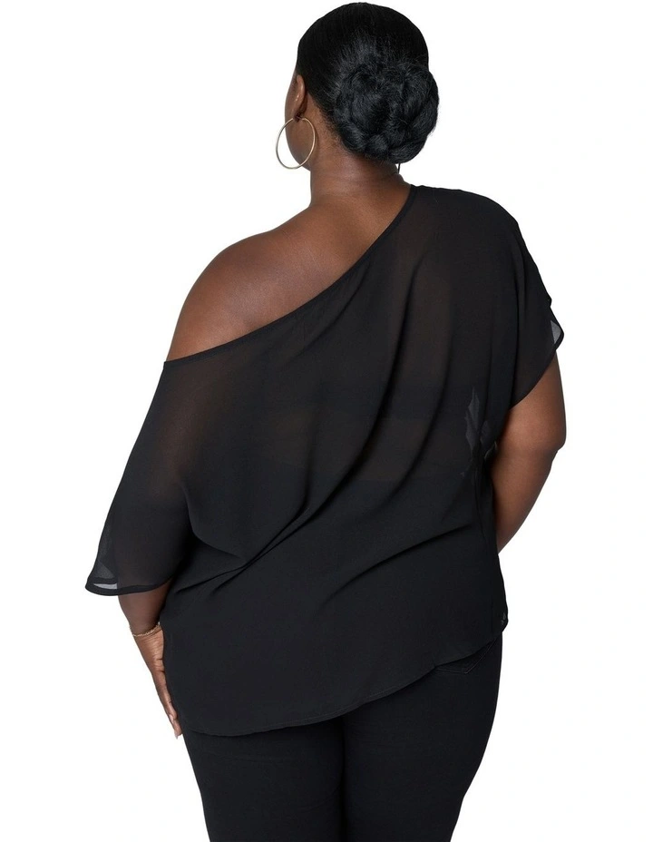 Echo Short Sleeve Sheer Top image 2