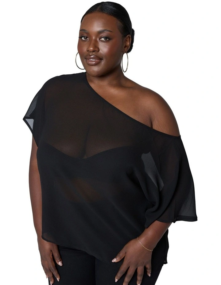Echo Short Sleeve Sheer Top image 6