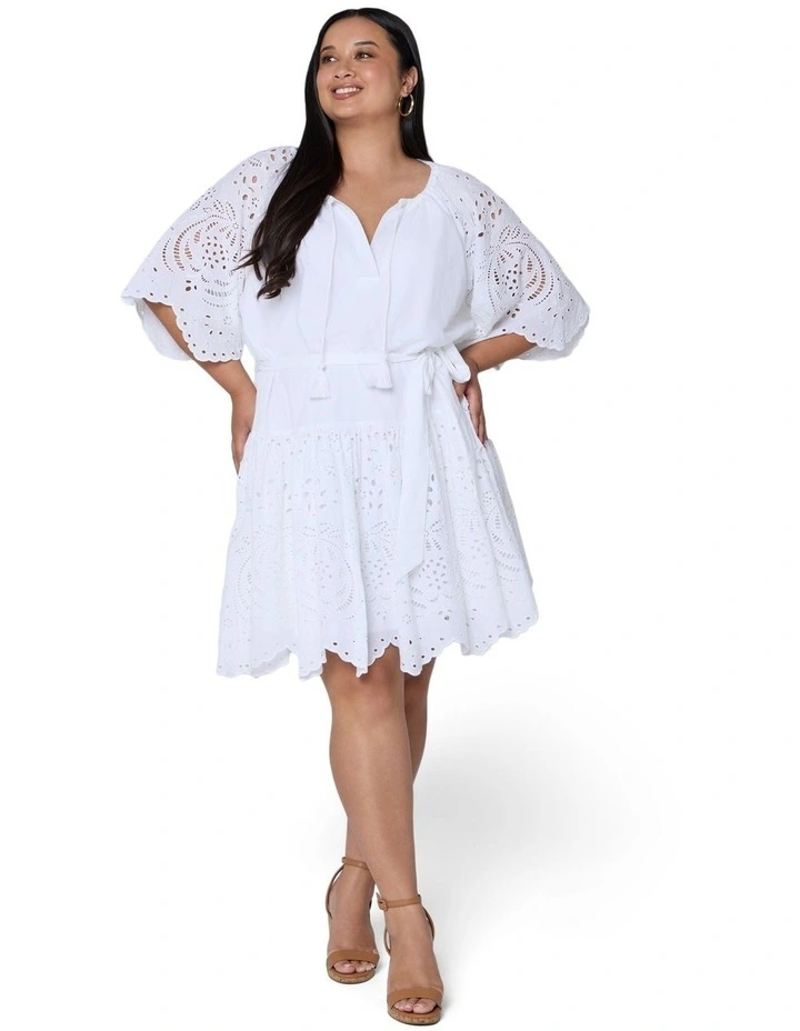 Charms Broderie Mini Dress image 4
