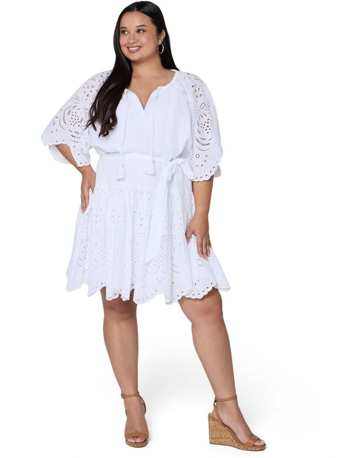 Charms Broderie Mini Dress image 5