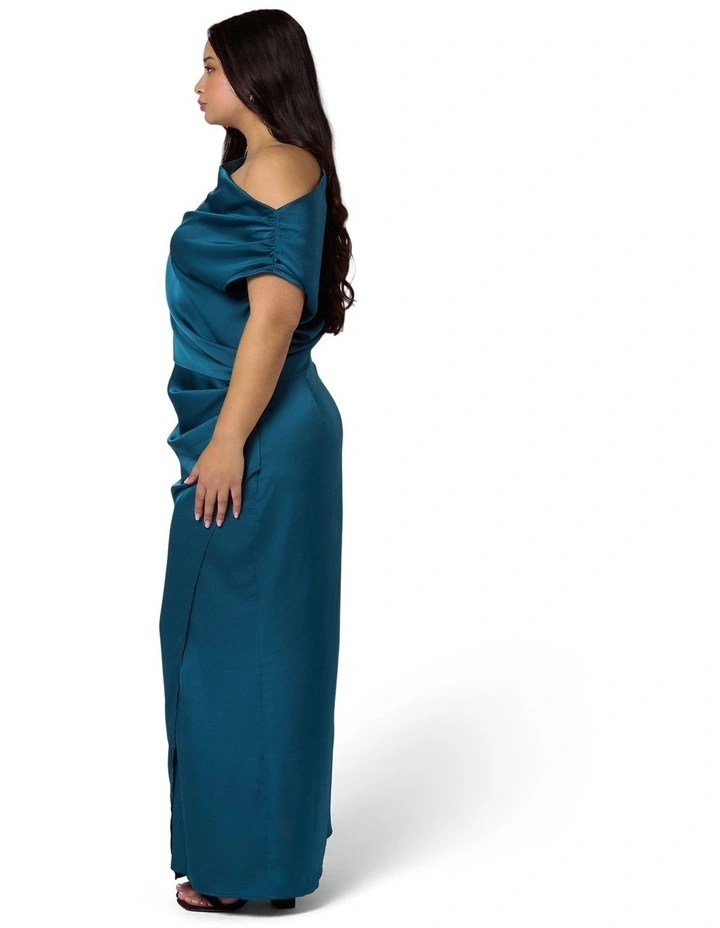Infatuated Satin Maxi Dress image 3