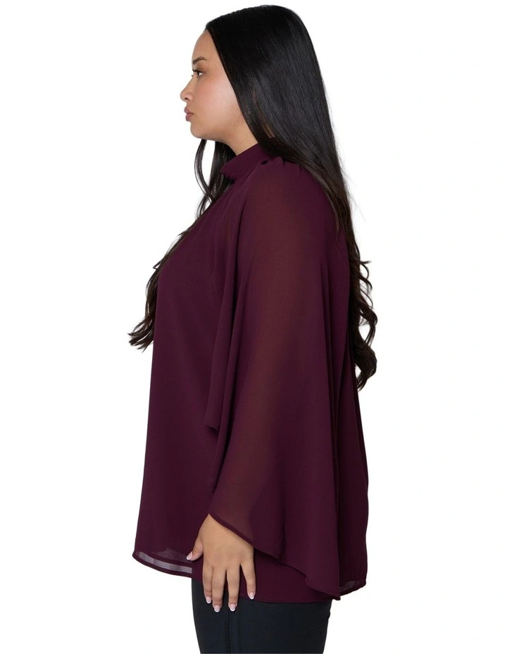Fire and Rain Cape Blouse image 3