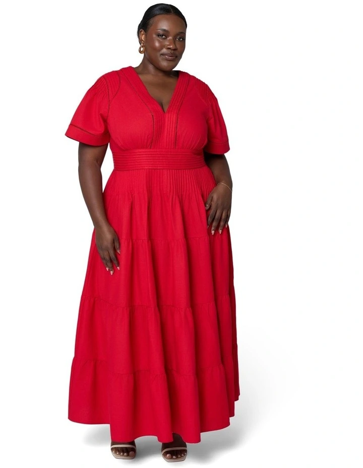 Abby Linen Maxi Dress image 5