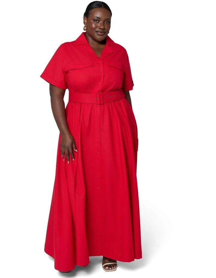 Gabrielle Linen Maxi Dress image 4