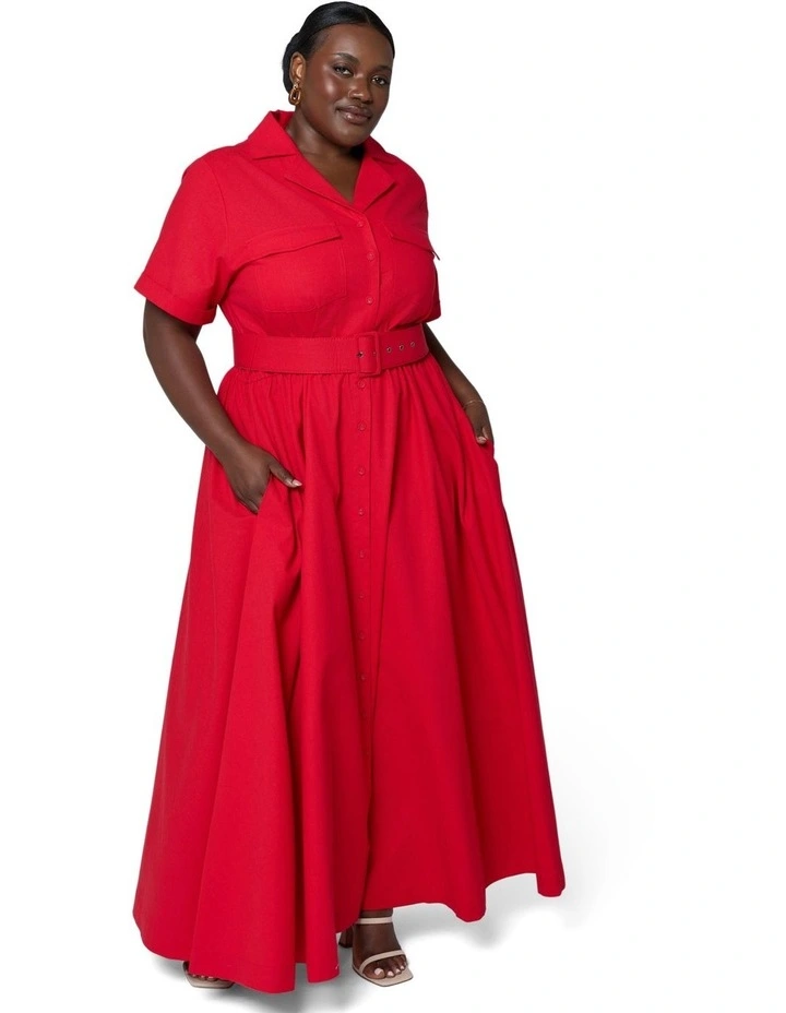 Gabrielle Linen Maxi Dress image 5