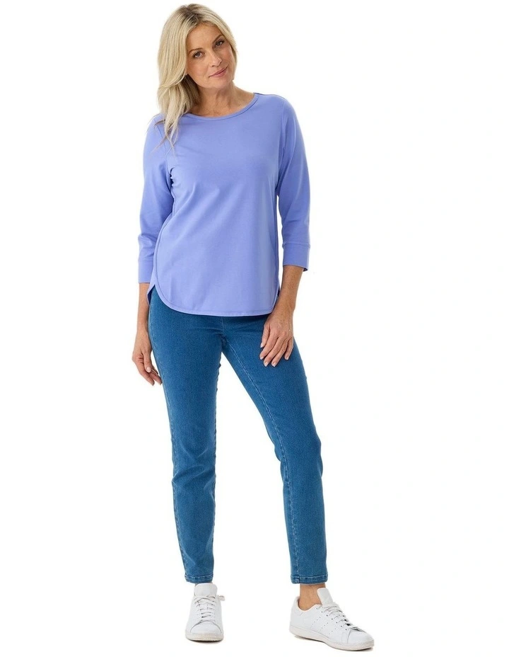 Eternity Modal/cotton 3/4 Sleeve Top image 4