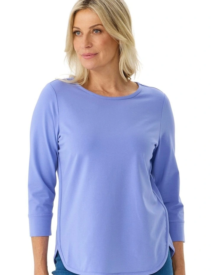 Eternity Modal/cotton 3/4 Sleeve Top image 5