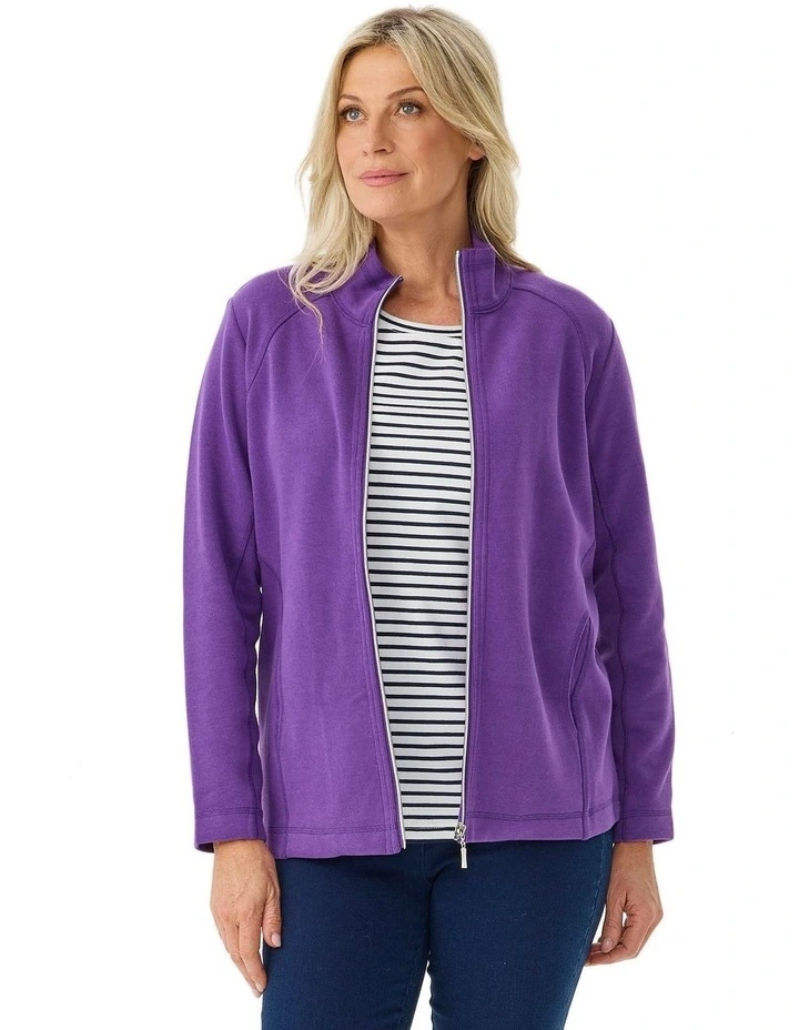 Haven French Rib Zip Up Jacket image 1