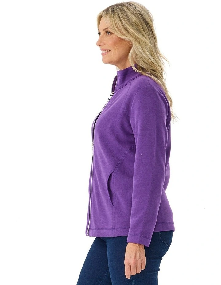 Haven French Rib Zip Up Jacket image 3