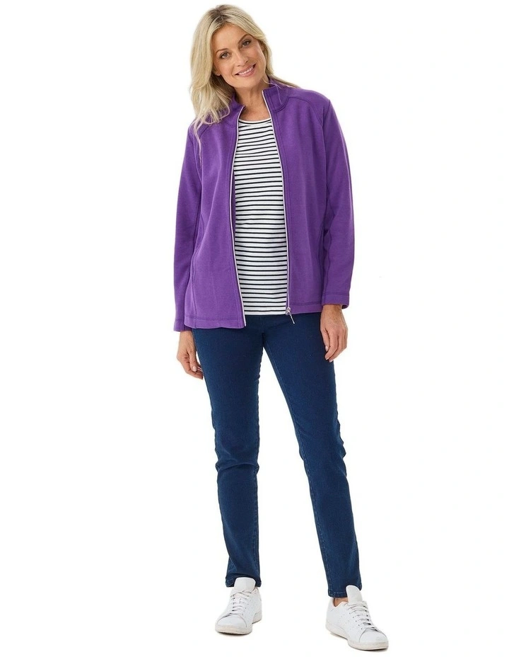 Haven French Rib Zip Up Jacket image 4
