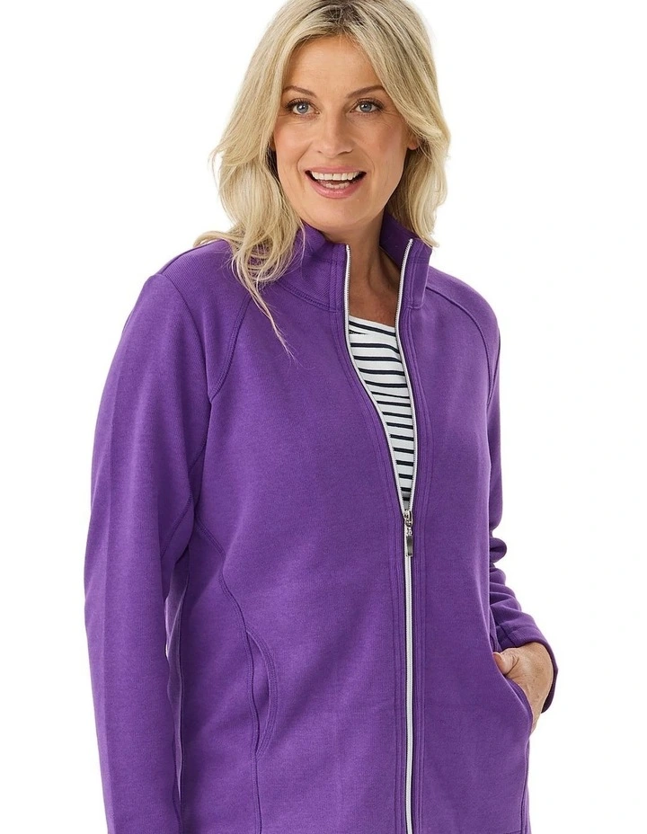 Haven French Rib Zip Up Jacket image 5
