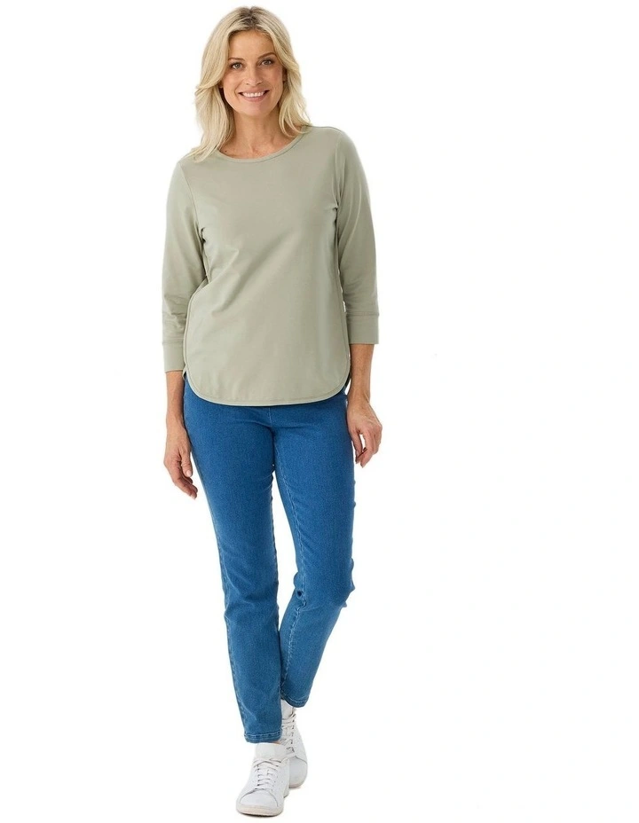 Eternity Modal/cotton 3/4 Sleeve Top image 4