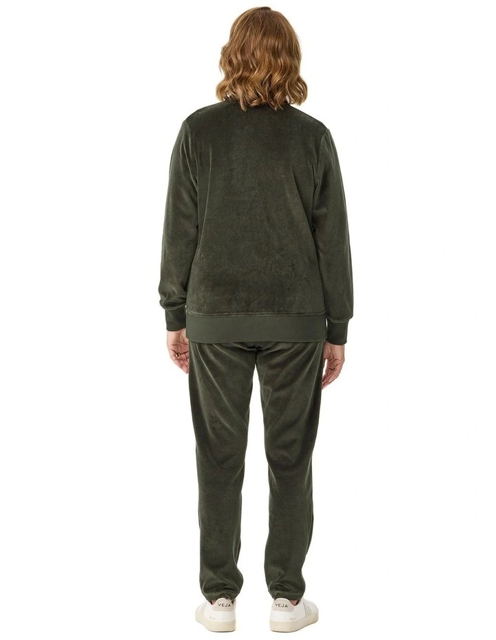 Valley Zip Up Velour Jacket image 2