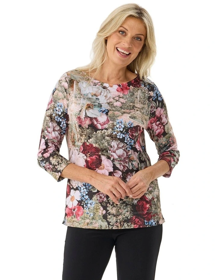 Castello 3/4 Sleeve Tee image 1