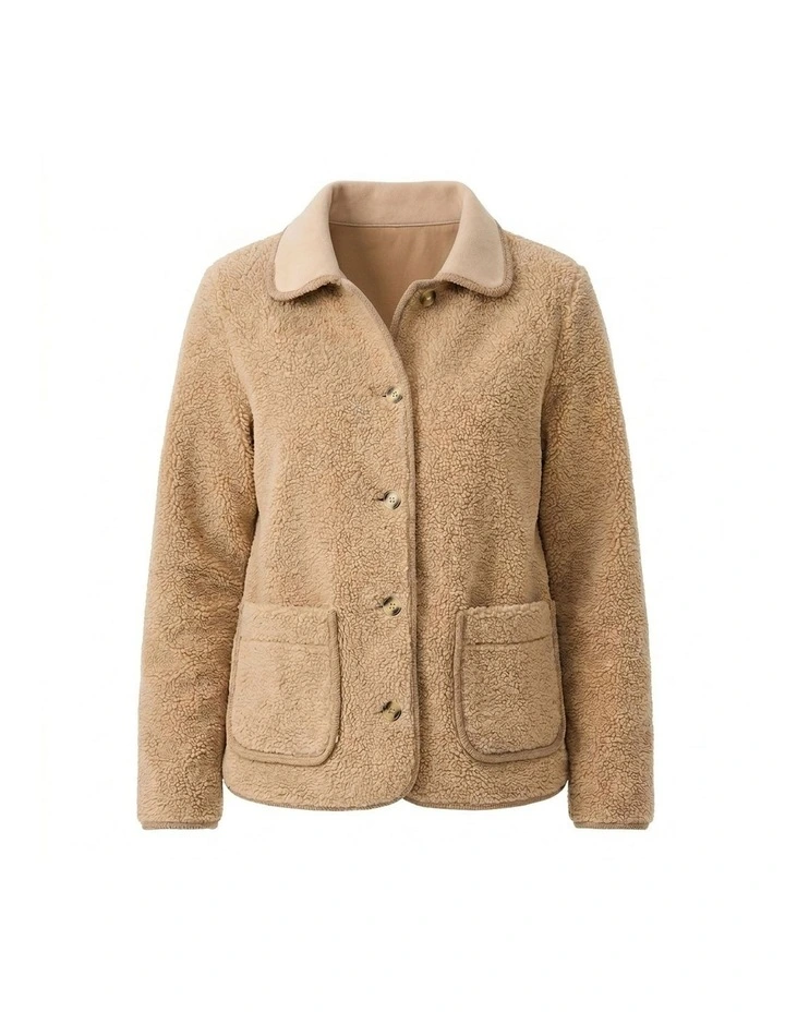 Explore Fleece Button Up Jacket image 6
