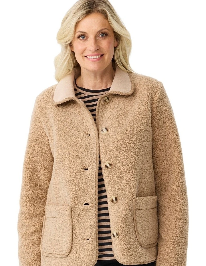 Explore Fleece Button Up Jacket image 7