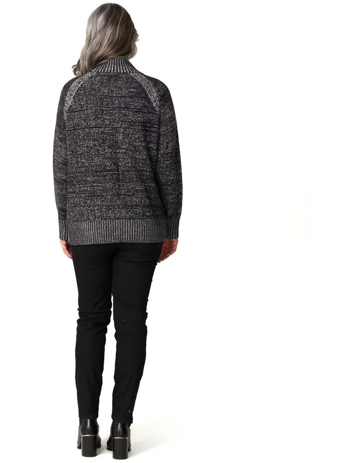 Plated Raglan Sweater image 2