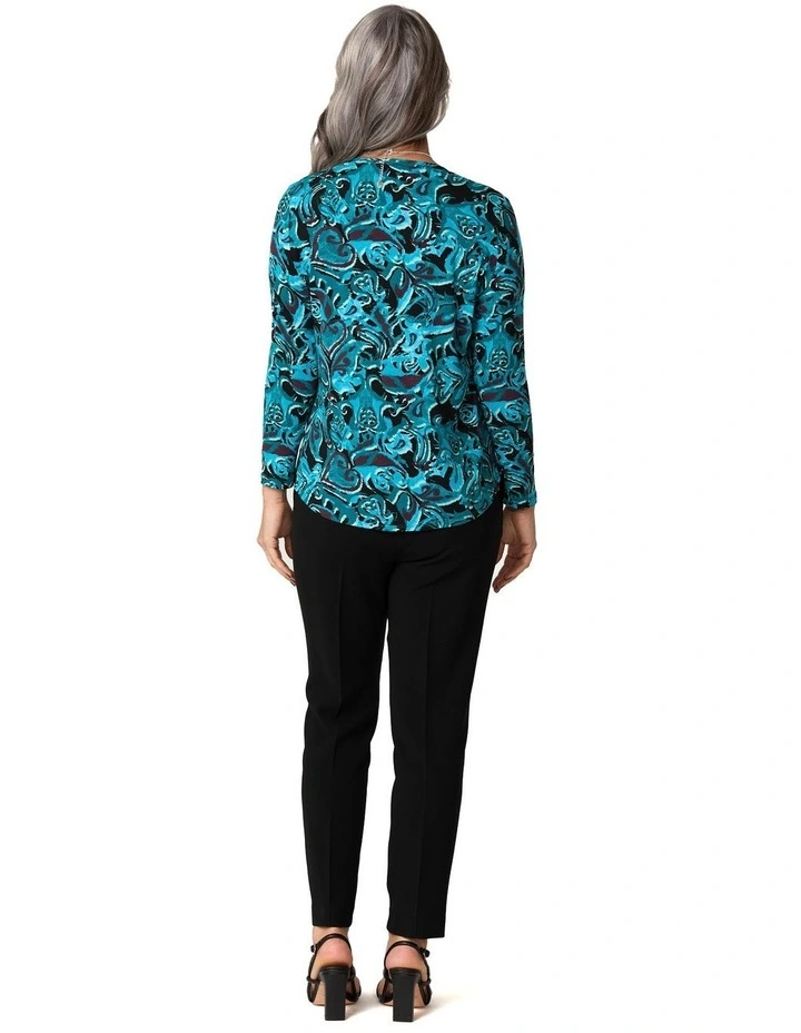 Bocelli Print Long Sleeve Top image 2