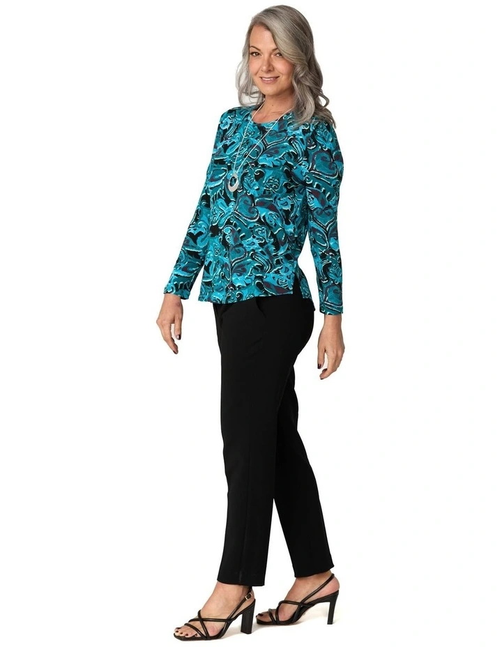 Bocelli Print Long Sleeve Top image 4