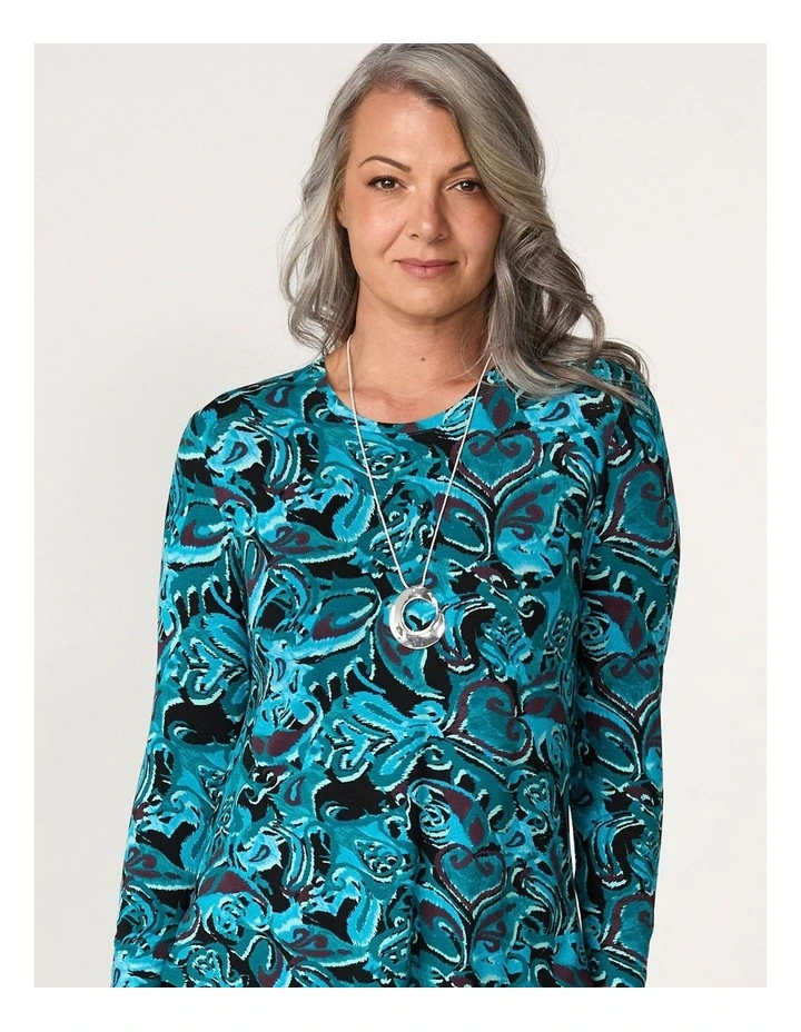 Bocelli Print Long Sleeve Top image 5