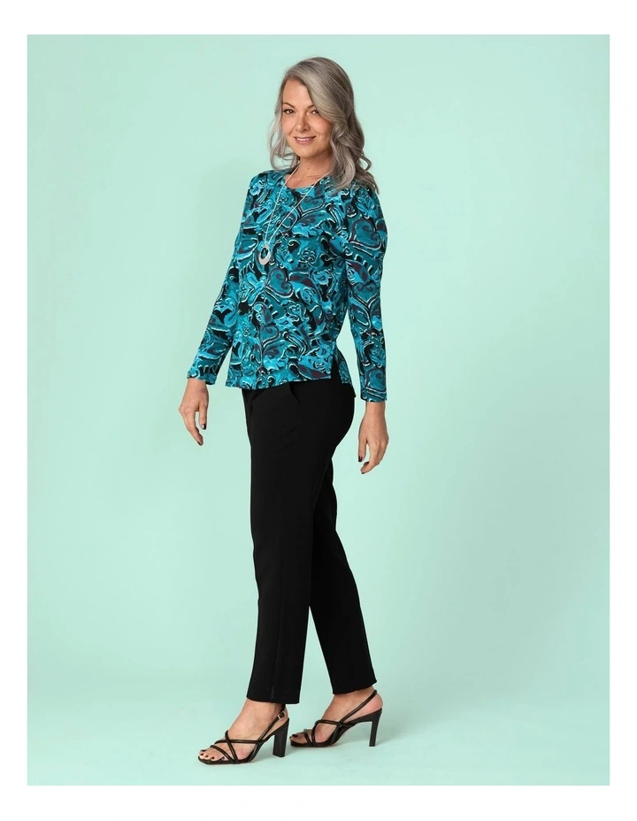 Bocelli Print Long Sleeve Top image 6