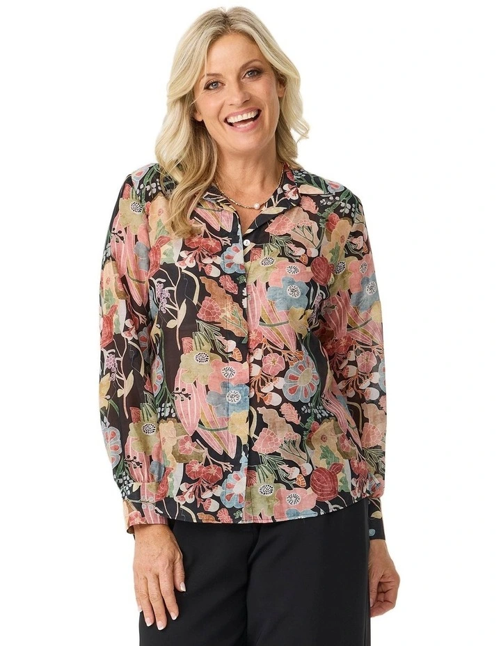 Piastra Long Sleeve High Low Shirt image 1