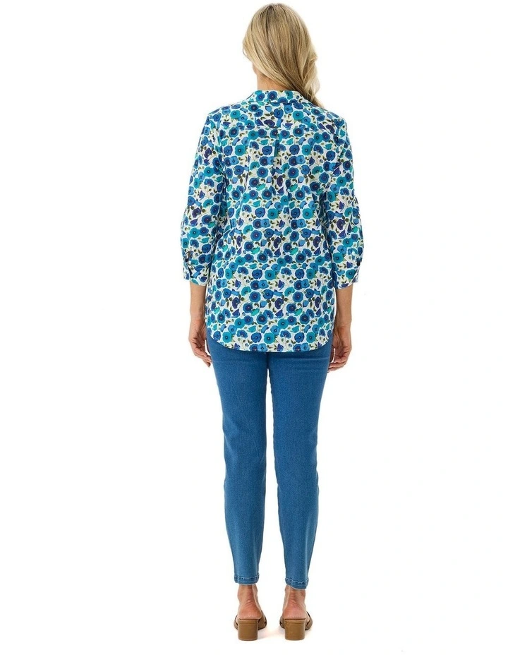 Poppies 3/4 Sleeve Shirt image 2