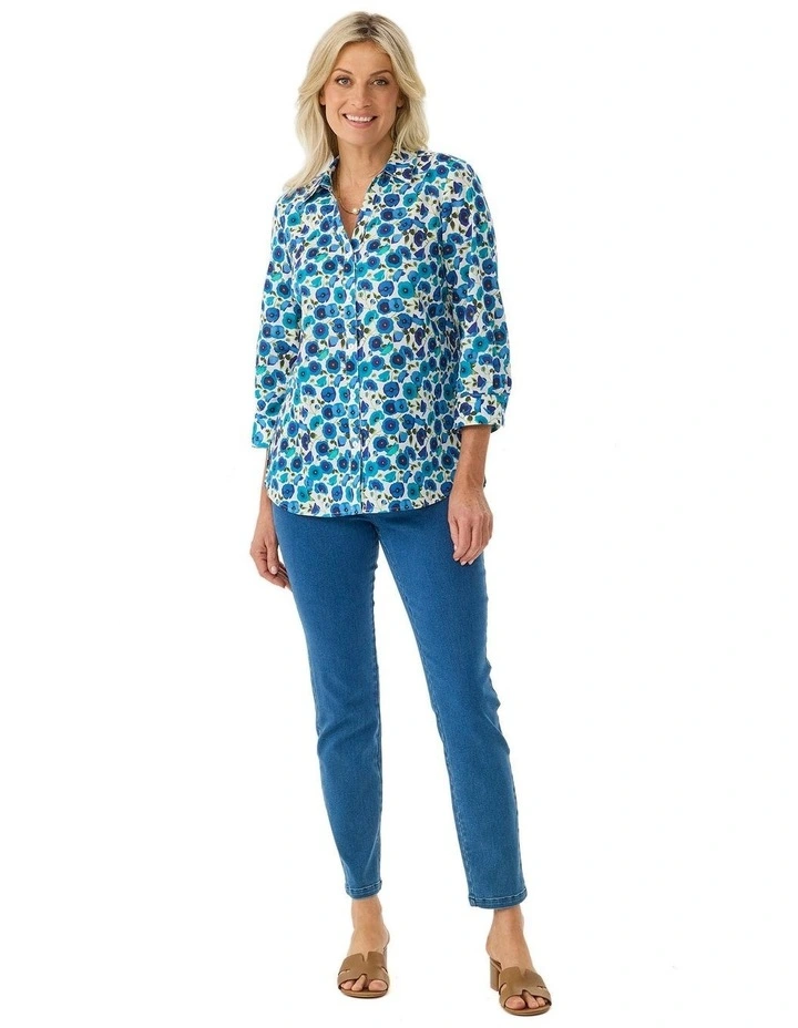 Poppies 3/4 Sleeve Shirt image 4