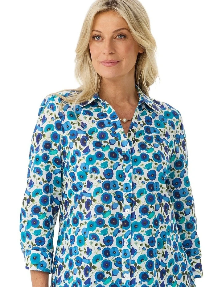 Poppies 3/4 Sleeve Shirt image 5