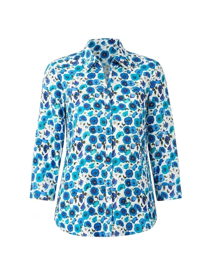 Poppies 3/4 Sleeve Shirt image 6