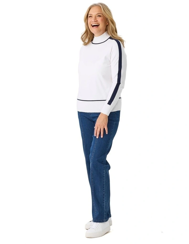 Jethro Contrast Trim Sweater image 4