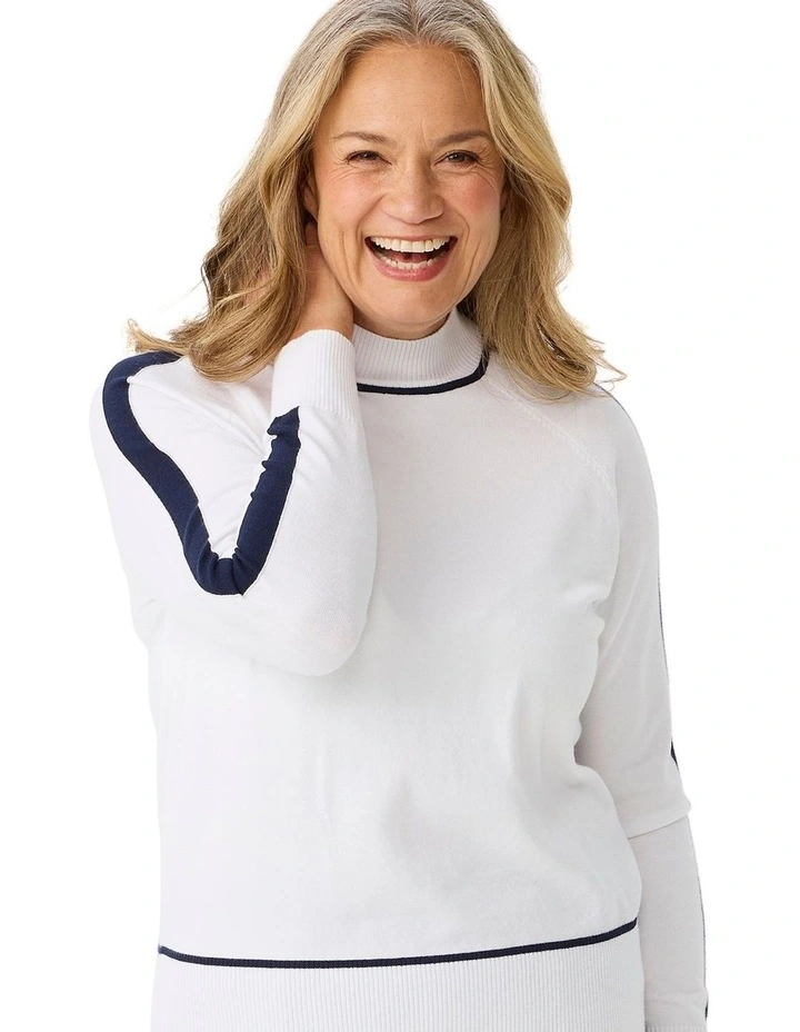 Jethro Contrast Trim Sweater image 7