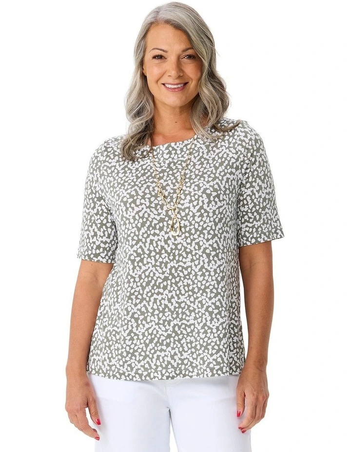 Forte Elbow Sleeve Boat Nk Tee image 1