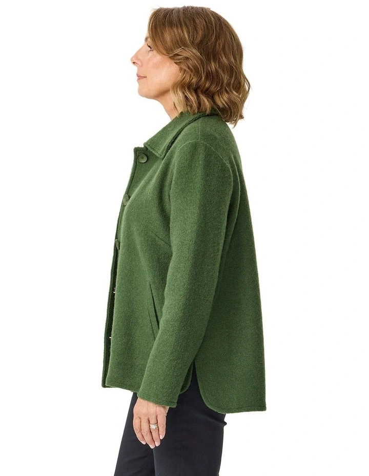 Aitken Boiled Wool Button Cardigan image 3