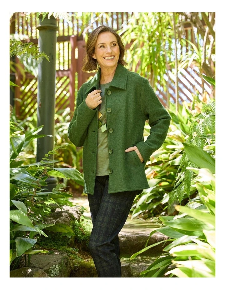 Aitken Boiled Wool Button Cardigan image 5