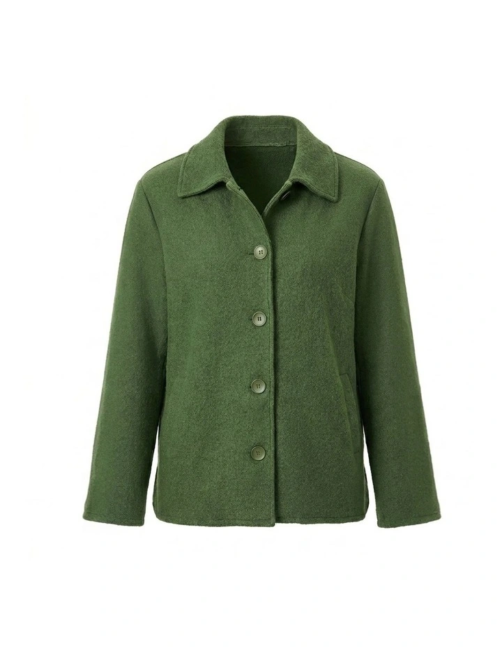 Aitken Boiled Wool Button Cardigan image 6