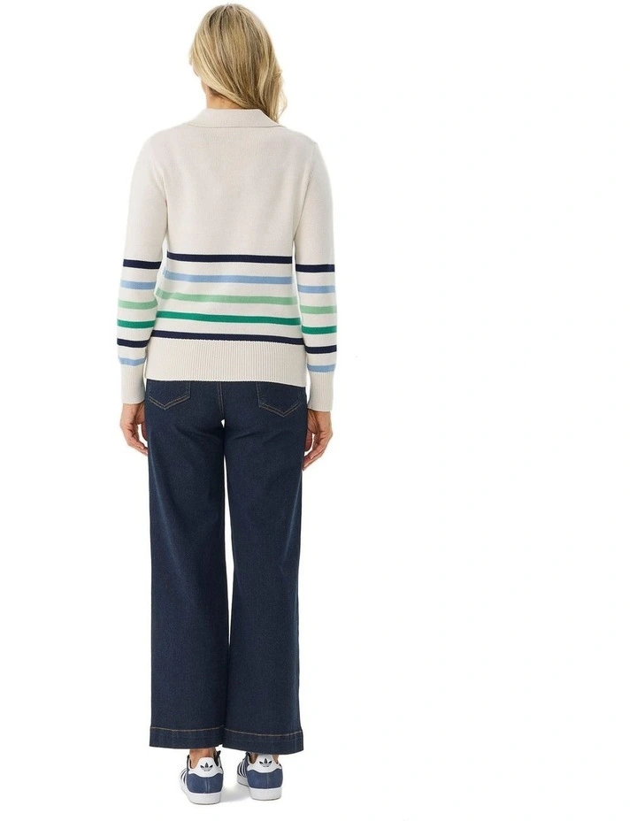 Kelsey Stripe Long Sleeve Sweater image 2