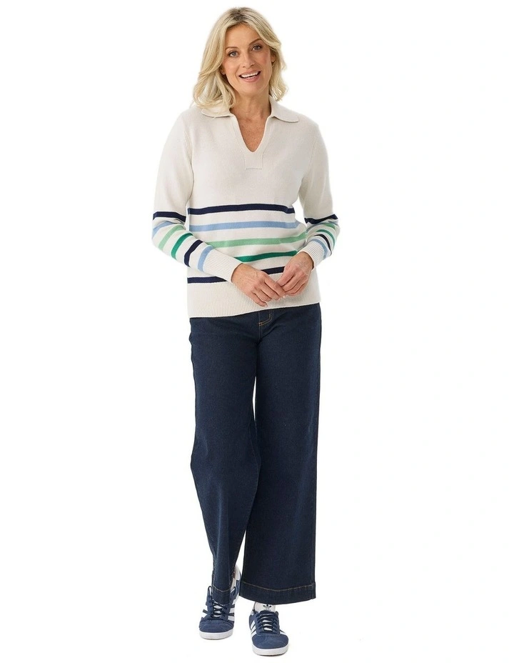 Kelsey Stripe Long Sleeve Sweater image 4
