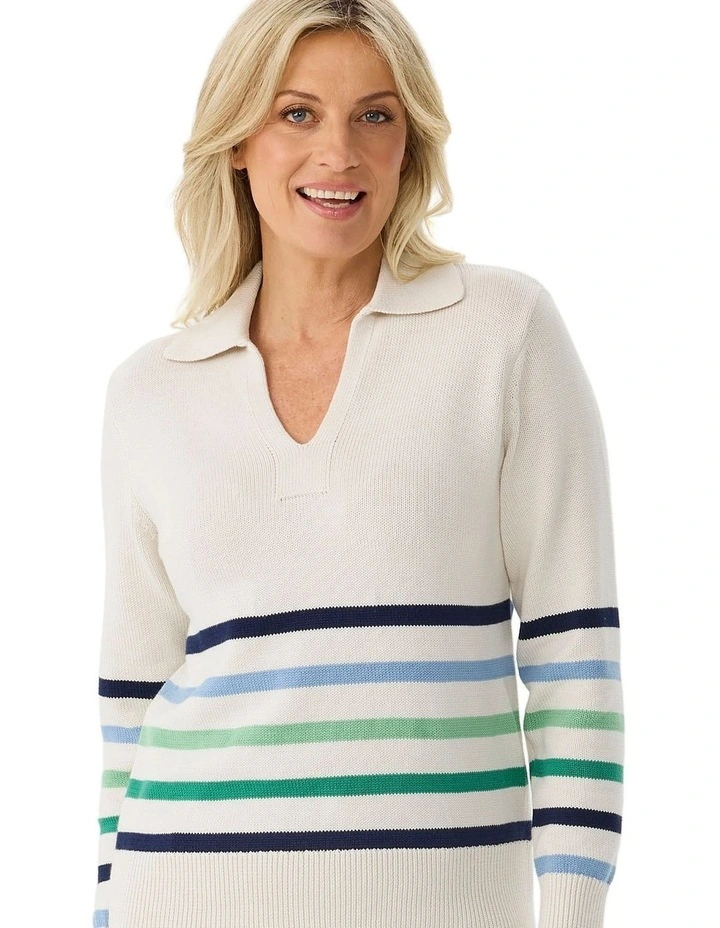 Kelsey Stripe Long Sleeve Sweater image 5