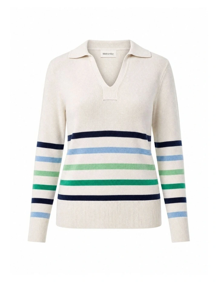 Kelsey Stripe Long Sleeve Sweater image 6