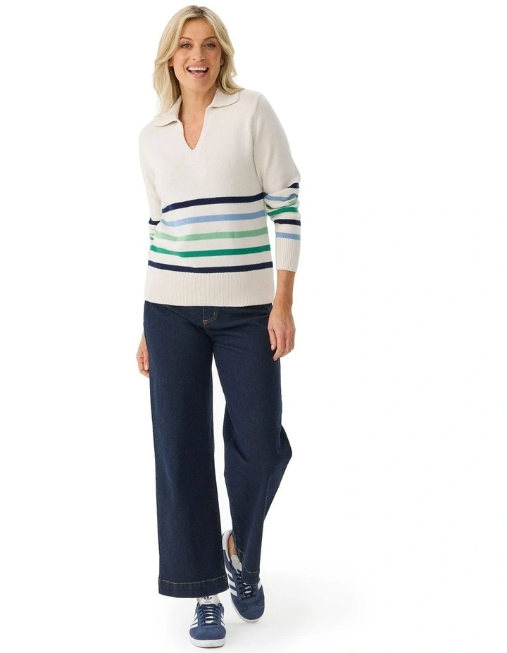 Kelsey Stripe Long Sleeve Sweater image 7