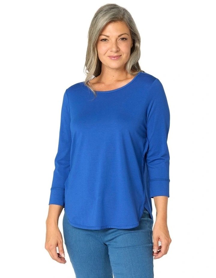 Eternity Modal/cotton 3/4 Sleeve Top image 1
