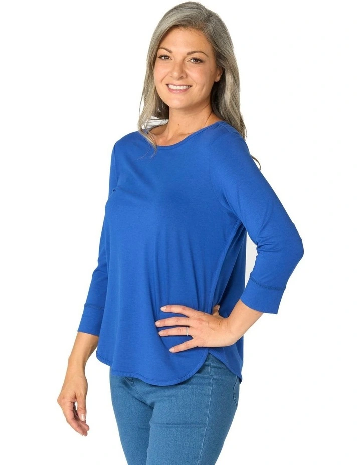 Eternity Modal/cotton 3/4 Sleeve Top image 4